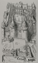 Castle of Pierrefonds, dated 1397, France. 1877.  Creator: Unknown.