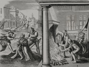 French Wars of Religion, 16th century, (1587), 1877.  Creator: Unknown.