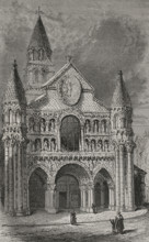 Notre-Dame-la-Grande Church, Poitiers, France, 1877.  Creator: Unknown.