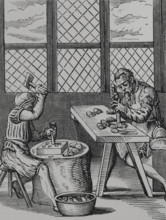 Thimble maker, 16th century, (1878).  Creator: Unknown.