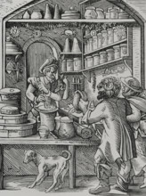 The Apothecary, 16th century, (1878).  Creator: Unknown.