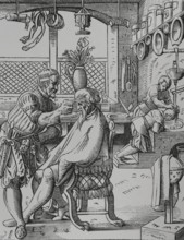 The Barber, 16th century, (1878).  Creator: Unknown.