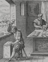 The Goldbeater, 16th century, (1878).  Creator: Unknown.