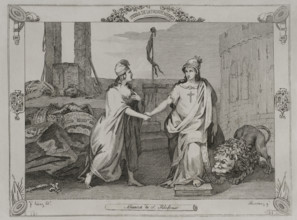 Treaty of San Ildefonso, (August 19, 1796), 1851.  Creator: Unknown.