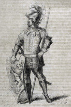 Visigothic Hispania - Goth prince, 1852.   Creator: Unknown.