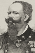 Victor Emmanuel II of Italy, (1820-1878). Sardinia, (1849-1861) and Italy, (1861-1878), 1878. Creator: Bernardo Rico.