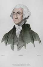George Washington, (1732-1799), First president of the United States, (1789-1797)..., 1837 (1850). Creator: Emile Louis Vernier.