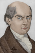 John Adams, (1735-1826), American politician, leader of the American Revolution, 1837, (1850).  Creator: Emile Louis Vernier.