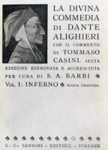 The Divine Comedy, (1307-1321), Vol I: Inferno (Hell), 1307-1321.  Creator: Dante Alighieri.