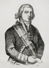 Manuel de Godoy y Alvarez de Faria, (1767-1851), Spanish politician, 1853.  Creator: Eusebio Zarza.