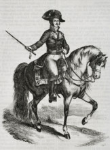 José de Palafox y Melci, 1st Duke of Zaragoza, (1775-1847), Spanish general at Peninsular War, 1853. Creators: Eusebio Zarza, Bernardo Rico.