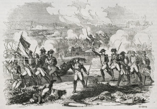 Battle of Truillas, (22nd September, 1793),  War of Roussillon, 1853. Creator: José Severini.