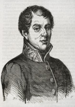 Rafael del Riego, (1784-1823), Spanish general and liberal politician, who played a key role...1853. Creator: Unknown.