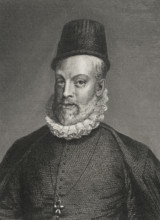 Philip II, (1527-1598), King of Spain (1556-1598), 1856.  Creator: Charles Geoffroy.