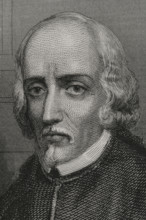 Pedro Calderón de la Barca, (1600-1681), Baroque Spanish writer of the Golden Age and Knight...1856. Creator: Charles Geoffroy.