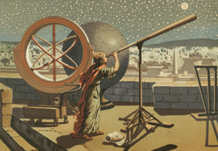 Hipparchus at the Alexandria Observatory, 1882.  Creator: Joan Planella i Rodriguez.
