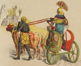Warfare chariot, Ancient Egypt, 1881.  Creator: Unknown.
