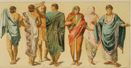 Etruscan Clothing, 1881.  Creator: Unknown.