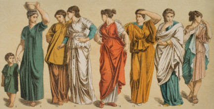 Roman Age Costume, 1881. Creator: Unknown.