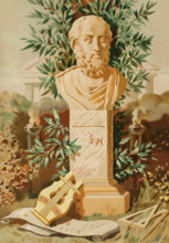 Plato, (428/427 BC-348/347 BC), Greek philosopher, 1882.  Creator: Unknown.