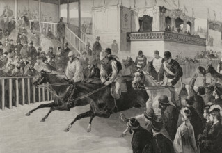 Marriage of King Alfonso XII to Infanta Mercedes of Orléans, celebrated on January 23, 1878 (1878). Creator: Daniel Perea.