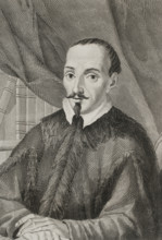 Jerónimo Zurita y Castro, (1512-1580), Spanish historian and official chronicler...Aragon, 1853.  Creator: Antonio Roca Sallent.