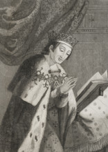 Alfonso VIII of Castile, (1155-1214), called the Noble or the one of the Navas, 1853.  Creator: Antonio Roca Sallent.