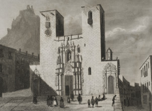 Church of Saint Mary, Alicante, Spain, 1853.  Creator: Antonio Roca Sallent.