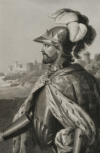 Henry II of Castile, (1334-1379), called Henry of Trastamara or the Fratricidal, 1853.  Creator: Antonio Roca Sallent.