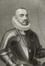 Gonzalo Fernandez de Cordoba, (1453-1515), called "El Gran Capitan", Spanish general, 1853.  Creator: Antonio Roca Sallent.