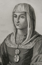 Joanna of Castile, (known as Joanna the Mad), (1479-1555), 1853. Creator: Antonio Roca Sallent.