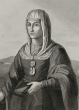 Joanna of Castile, (known as Joanna the Mad), (1479-1555), Queen of Castile (1504-1555)..., 1853. Creator: Antonio Roca Sallent.