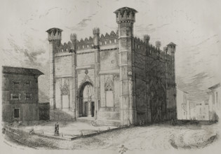 La Lonja or Sa Llotja, (Palma Market), Palma, Majorca, Balearic Islands, 1853. Creator: Antonio Roca Sallent.