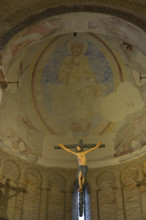 Christ crucified, Cristo de la Luz Shrine, Toledo, Castile-La Mancha, Spain, 2022.  Creator: LTL.