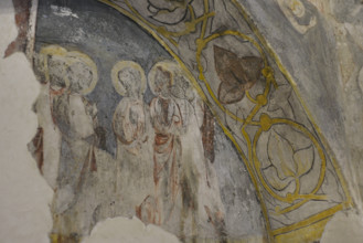Fresco, Cristo de la Luz Shrine, Toledo, Castile-La Mancha, Spain, 2022.  Creator: LTL.
