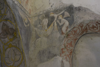 Fresco, Cristo de la Luz Shrine, Toledo, Castile-La Mancha, Spain, 2022.  Creator: LTL.