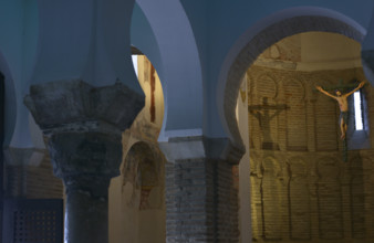 Apse, Cristo de la Luz Shrine, Toledo, Castile-La Mancha, Spain, 2022.  Creator: LTL.