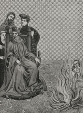 Disciples of the Parisian philosopher and theologian Amalric of Bena tried in 1210...1877.  Creator: Unknown.