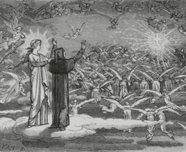 The Divine Comedy, (1307-1321): The Paradise, 1888. Creator: Jean Edouard Dargent.