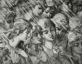 The Divine Comedy, (1307-1321): The Paradise, 1888.  Creator: Jean Edouard Dargent.