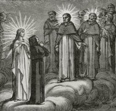 The Divine Comedy, (1307-1321): The Paradise, 1888.  Creator: Jean Edouard Dargent.