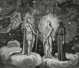 The Divine Comedy, (1307-1321): The Paradise, 1888. Creator: Jean Edouard Dargent.