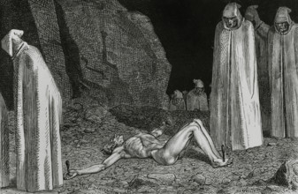 The Divine Comedy, (1307-1321): Inferno (Hell), 1888. Creator: Jean Edouard Dargent.