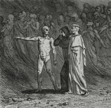 The Divine Comedy, (1307-1321): Purgatory, 1888.  Creators: Jean Edouard Dargent, Edouard Berveiller.
