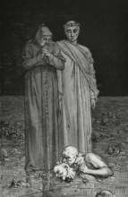 The Divine Comedy, (1307-1321): Inferno (Hell), 1888. Creator: Jean Edouard Dargent.