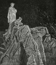 The Divine Comedy, (1307-1321): Inferno (Hell), 1888. Creators: Jean Edouard Dargent, Desire Dumont.