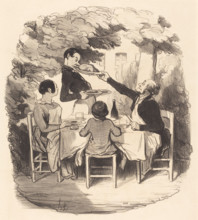 Ah! il est frais..., 1846. Creator: Honore Daumier.