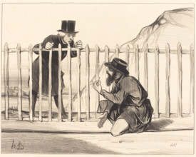 - Ah! ben par exemple le convoi qui va venir..., 1843.  Creator: Honore Daumier.