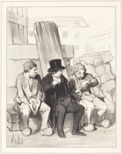 - Ainsi, donc mon ami, à vingt deux ans..., 1844. Creator: Honore Daumier.