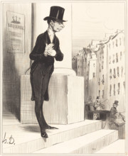 Pique-Assiette, 1841. Creator: Honore Daumier.